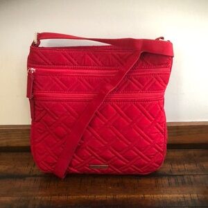 Vera Bradley Quilted Red Crossbody Bag